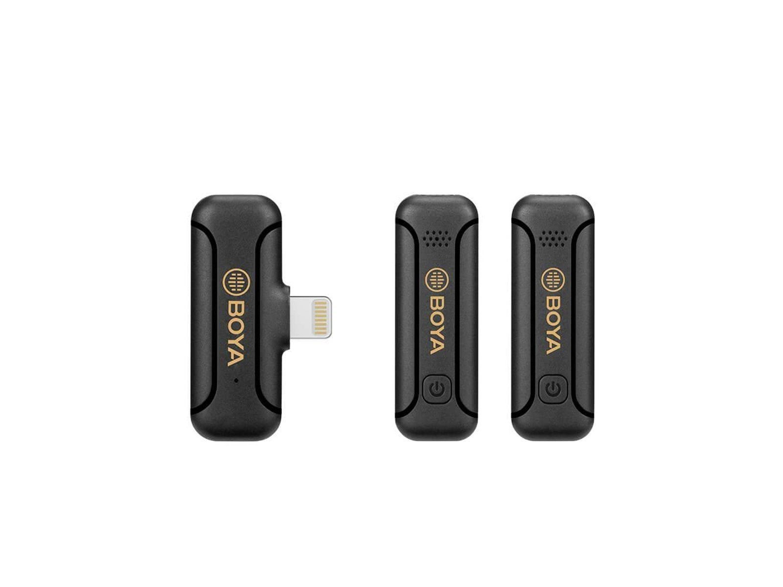 BOYA Wireless Microphone x2 BY-WM3 - Lightning BOYA Wireless Microphone x2 BY-WM3 - Lightning